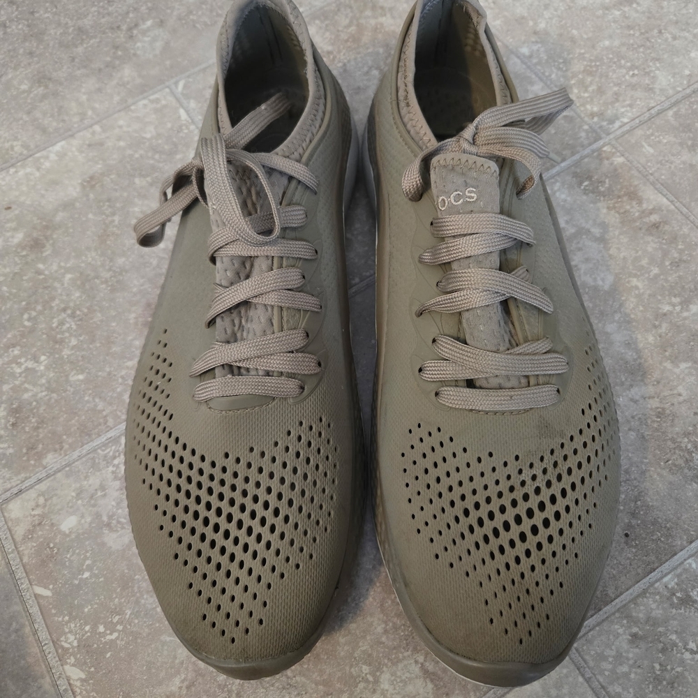 CROCS Men's Taupe Sneakers